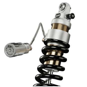 Road 1 Black shock absorber for  Harley Davidson 1867 Street Bob FXBB (114 cubic inches) (2021-2022)