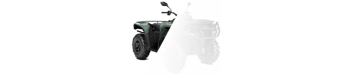 500 OUTLANDER PRO HD5 T / PRO XU HD5 T Arrière (2023-2026)