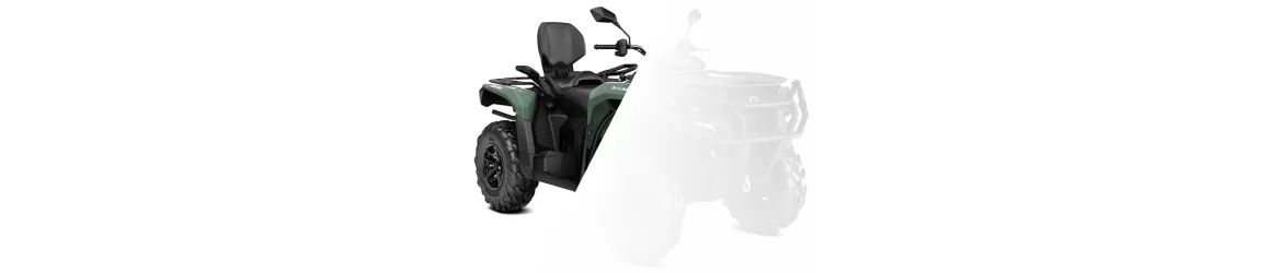 700 OUTLANDER MAX PRO XU HD 7 T Rear (2023-2026)